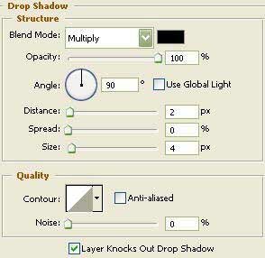 drop shadow