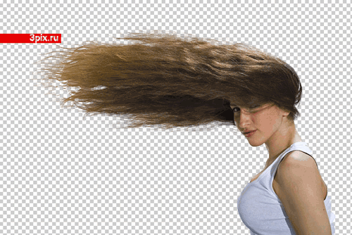 Уроки Photoshop Вырезать волосы с общего фона фотографии